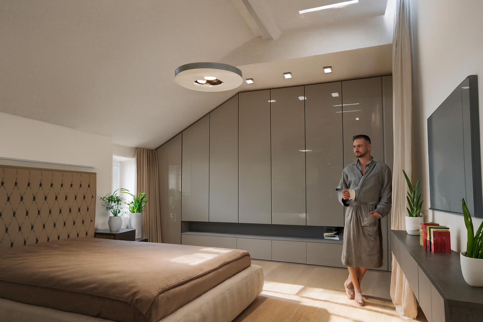 Wizualizacja sypialni